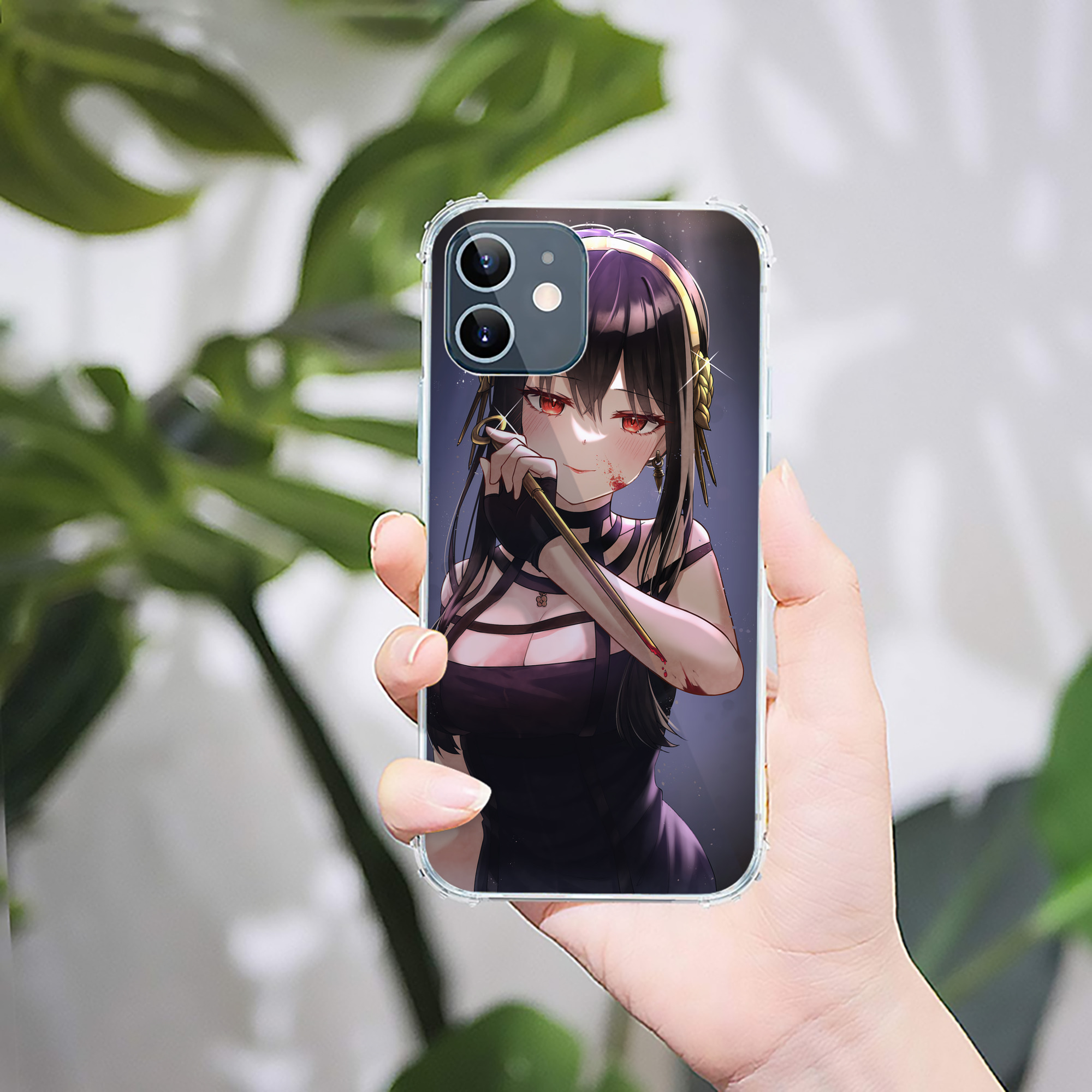 （画像用） SPY×FAMILY间谍家家酒 【iPhone 12シリーズ対応】透明スマホケース（クリアソフトケース）
